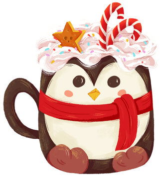 杯子企鵝