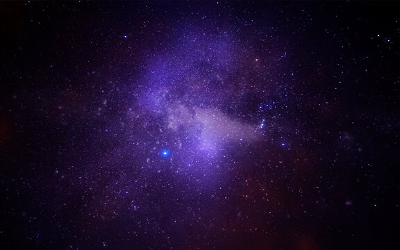 紫色星空