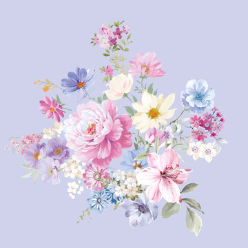 手繪花卉
