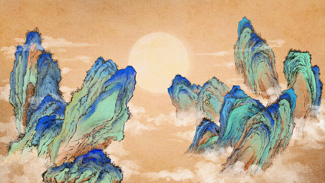 青綠山水