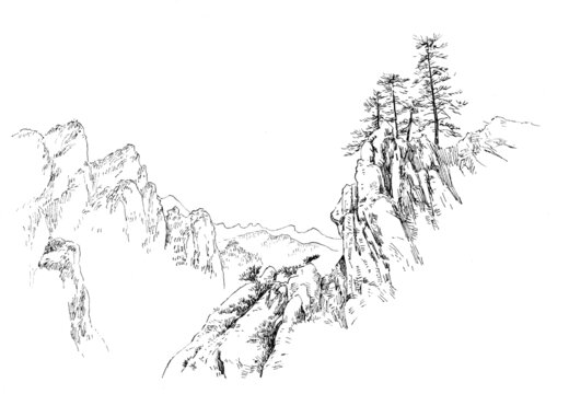 河南南陽西峽伏牛山老界嶺