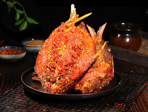 香辣烤魚
