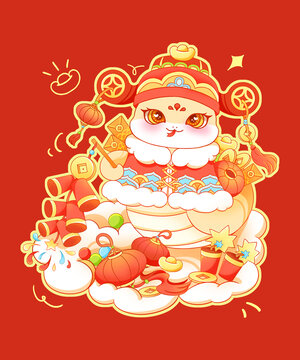 蛇年新年IP新年快樂