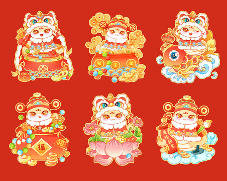 國(guó)潮蛇年新年IP