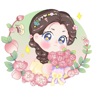 桃花女孩