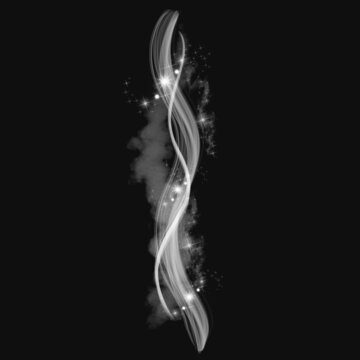 不規(guī)則波浪星星發(fā)光