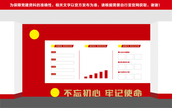 企業(yè)不忘初心牢記使命文化墻