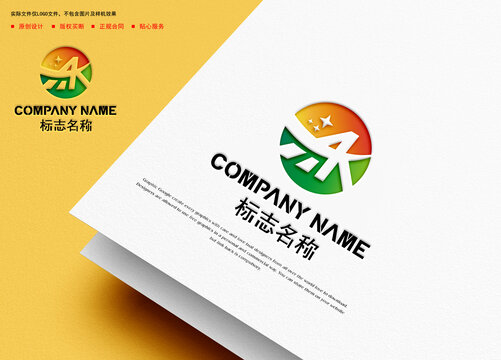 AK字母logo