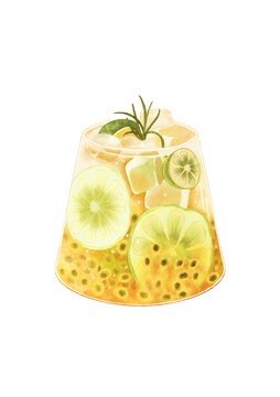 玻璃杯汽水