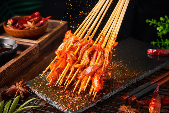 烤豬耳串
