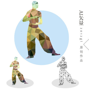 武術(shù)晶格畫