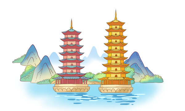 日月雙塔
