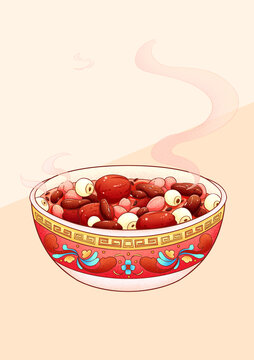 臘八粥插畫
