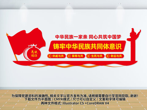 鑄牢中華民族共同體意識(shí)文化墻