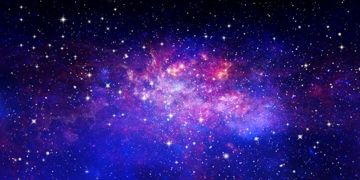 五彩繽紛星空流星璀璨星空