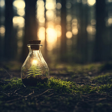 陽光苔蘚微景觀
