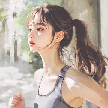 彩鉛少女
