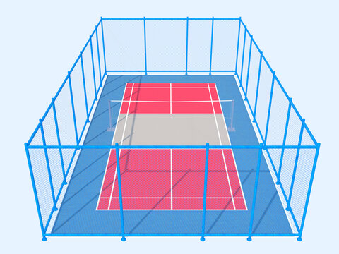 3D羽毛球場(chǎng)效果圖