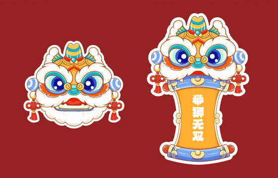 原創(chuàng)黃忠醒獅帽