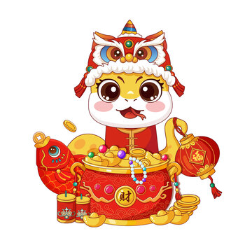 蛇年插畫(huà)