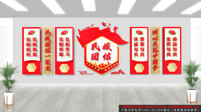 民族團結(jié)文化墻