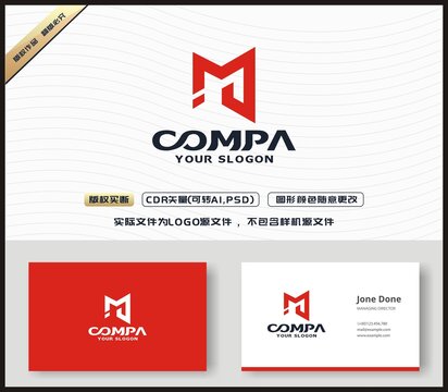 MJ字母LOGO設(shè)計