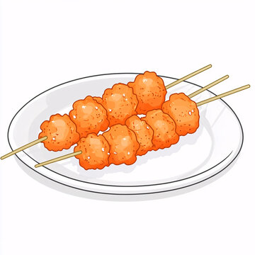 干炸丸子
