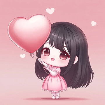 q版愛(ài)心少女