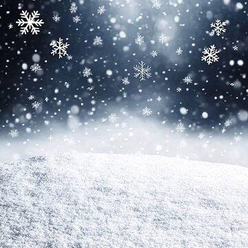 飄雪背景