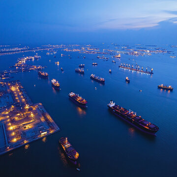 油車港夜景