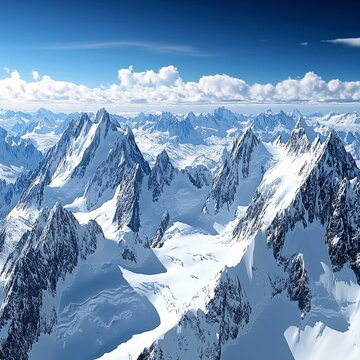 雪山高清全景圖