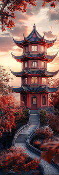 亭臺(tái)樓閣鴻運(yùn)當(dāng)頭