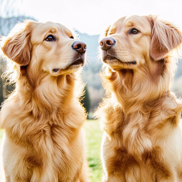 帥氣金毛犬