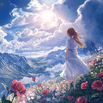 夢幻風景女孩