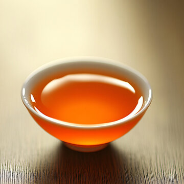 琥珀色茶湯