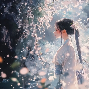 古風(fēng)美女頭像封面