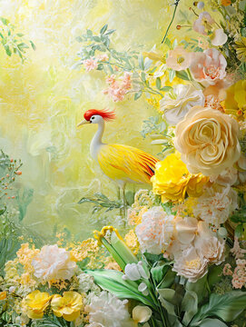 3d花壁畫