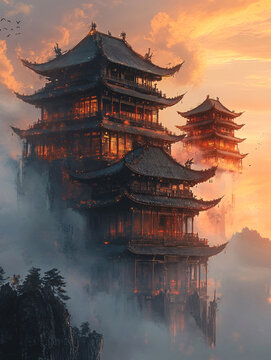 古風(fēng)仙境天上宮闕