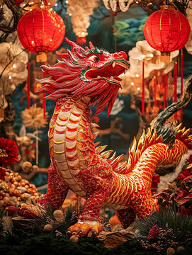 龍年布景陳美設(shè)計