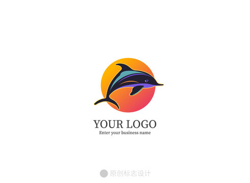 海豚l(xiāng)ogo設(shè)計(jì)科技logo原創(chuàng)