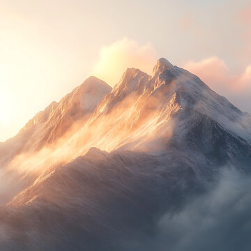 朝陽峰巒美景