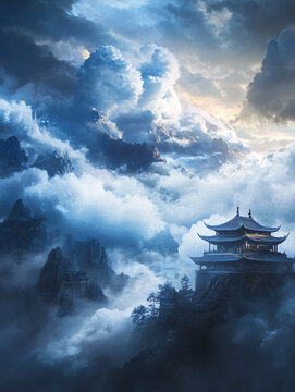 古風(fēng)仙境天上宮闕