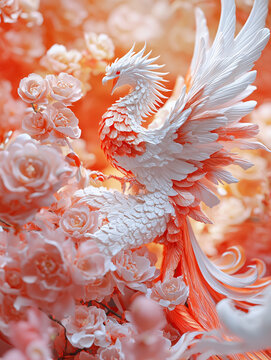 牡丹花鳳凰