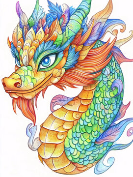 龍鳳上色