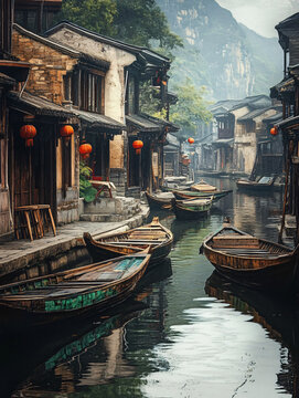 唯美古鎮(zhèn)風(fēng)光
