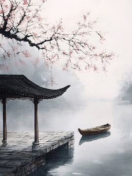 意境桃花江南