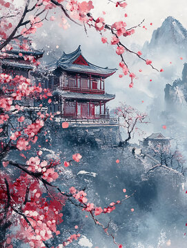 亭臺樓閣古風