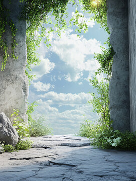 小道背景圖