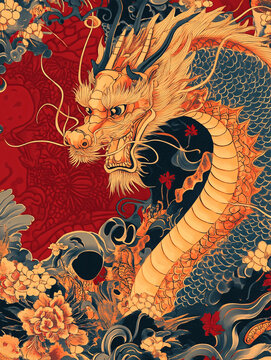 龍年國潮插