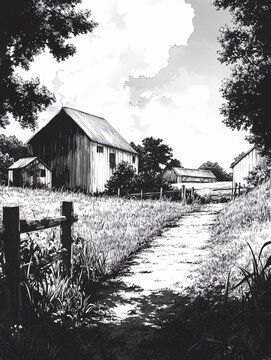 唯美農(nóng)村場(chǎng)景